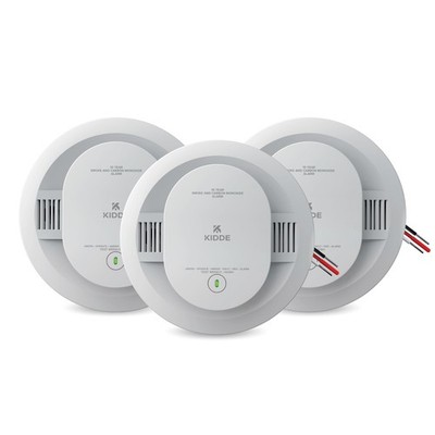 Kidde Smoke and Carbon Monoxide Detector, Hardwired with 3 Pack, White