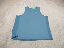 Nike Tank Top Mens Extra Large XL Blue Sleeveless Dri-Fit Running Gym Workout