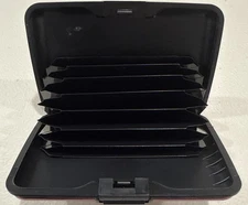 Red Womens Mens Credit Card Wallet RFID Blocking Wallets Card Holder Card Case