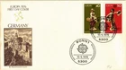 Dr Jim Stamps Germany Europa 1976 Folk Art Figurines 2V Set First Day Cover