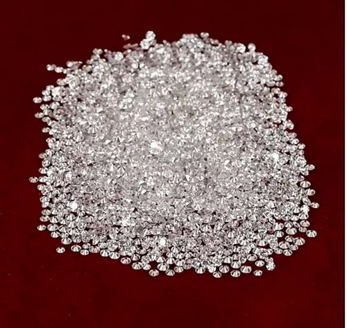 Certified 1 mm Round Cut CVD Diamond J Color VS2 Clarity 200 Pcs Diamond Lot - Picture 2 of 8