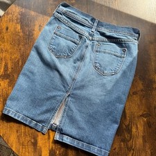 Vintage Old Navy Denim Skirt Women's Size 6 Y2K Medium Wash Knee Length