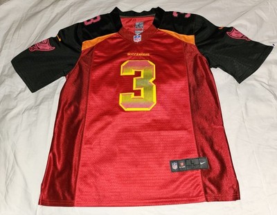 Nike On Field Tampa Bay Buccaneers Jameis Winston #3 Red/Black