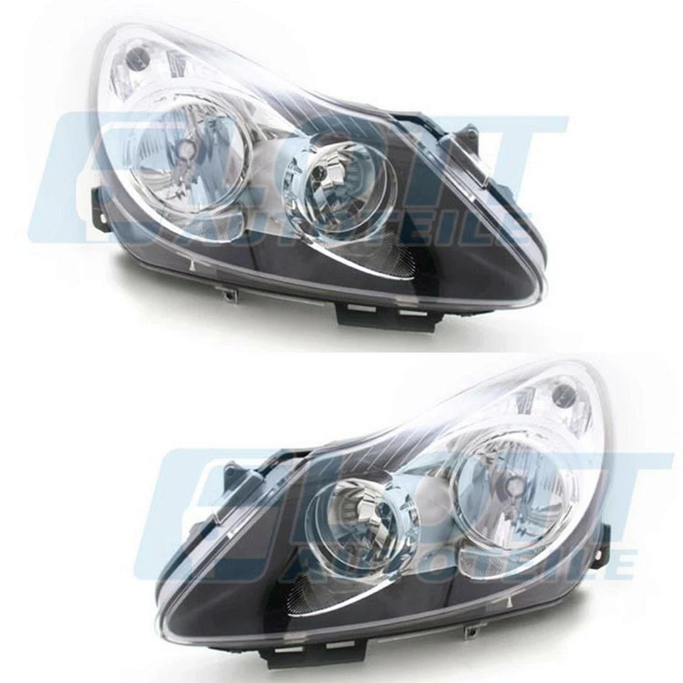 2x Hauptscheinwerfer H1 H7 links & rechts passend für Opel Corsa D S07 1.2 1.4