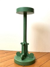 Vintage Painted Green Art Deco Wood Hat Stand