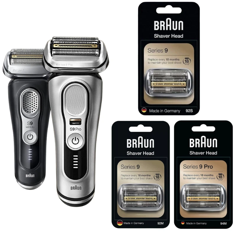 Accessoires Pour Rasoirs électriques Braun 94M/92M/92S – Pièces Neuves Originales