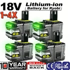 12.0Ah 18V Lithium Ion Battery For RYOBI P108 18V For One+ Plus High Capacity