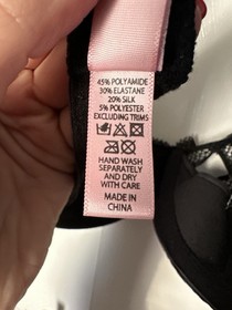 Agent Provocateur &lsquo;Tina&rsquo; Wired Lace Bra 34B Mesh Silk Black 2014 Collection Rare