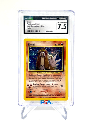 Entei Neo Revelation 6/64 Holo CGC 7.5 Rare Pokemon *Swirl* | eBay