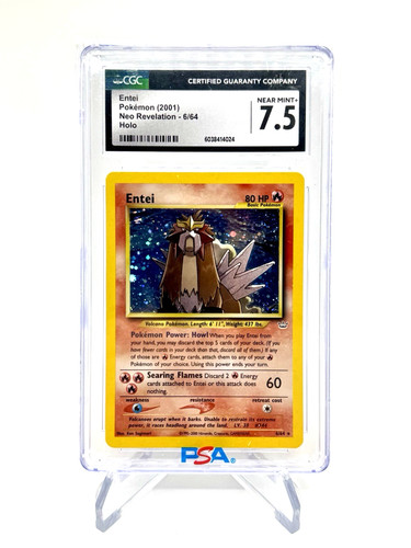 Entei (Unlimited) graded CGC 7.5 for sale on eBay