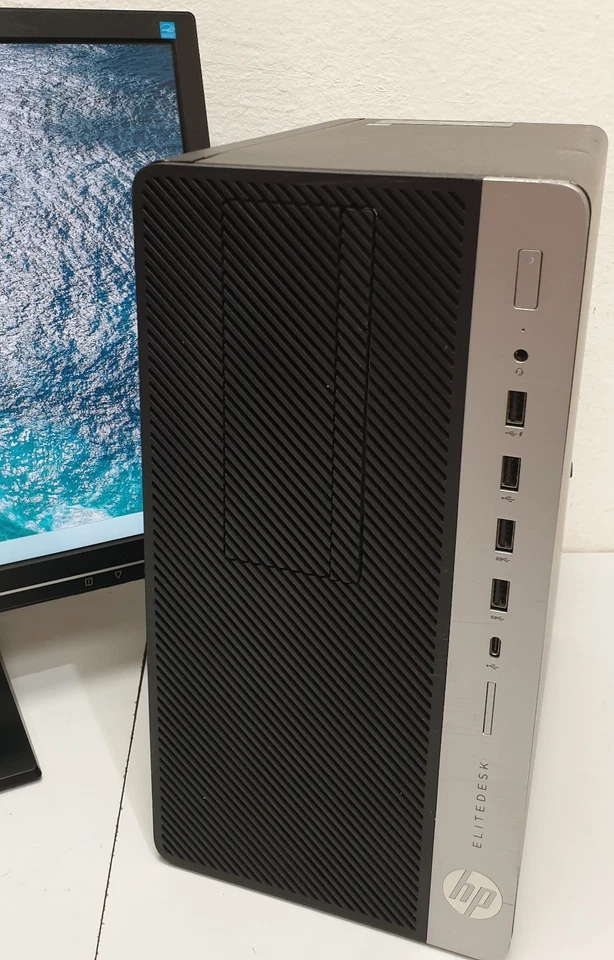 HP EliteDesk AMD Ryzen 5 Pro 1256GB 8GB Radeon Vega Windows 11 Pro DVD - Bild 3 von 4