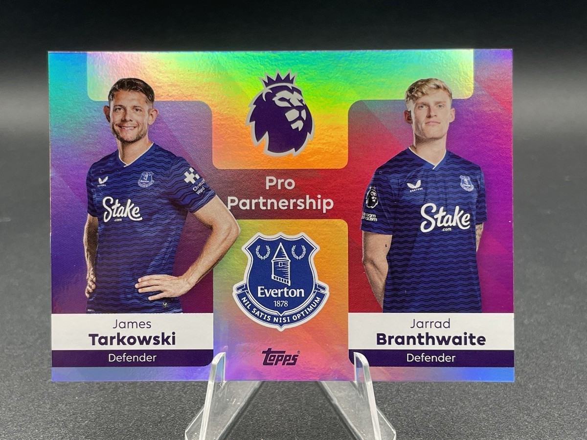 Tarkowski Branthwaite Pro Partnership Topps Premier League 2025