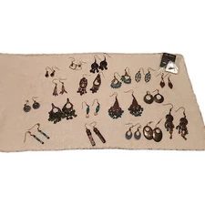 Earring Lot Hook Earring Lot Indian Bohemian Vintage To Modern 19 Sets