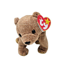 Ty Original Beanie Baby PECAN the Bear 1999 Retired 6" NEW WITH TAGS