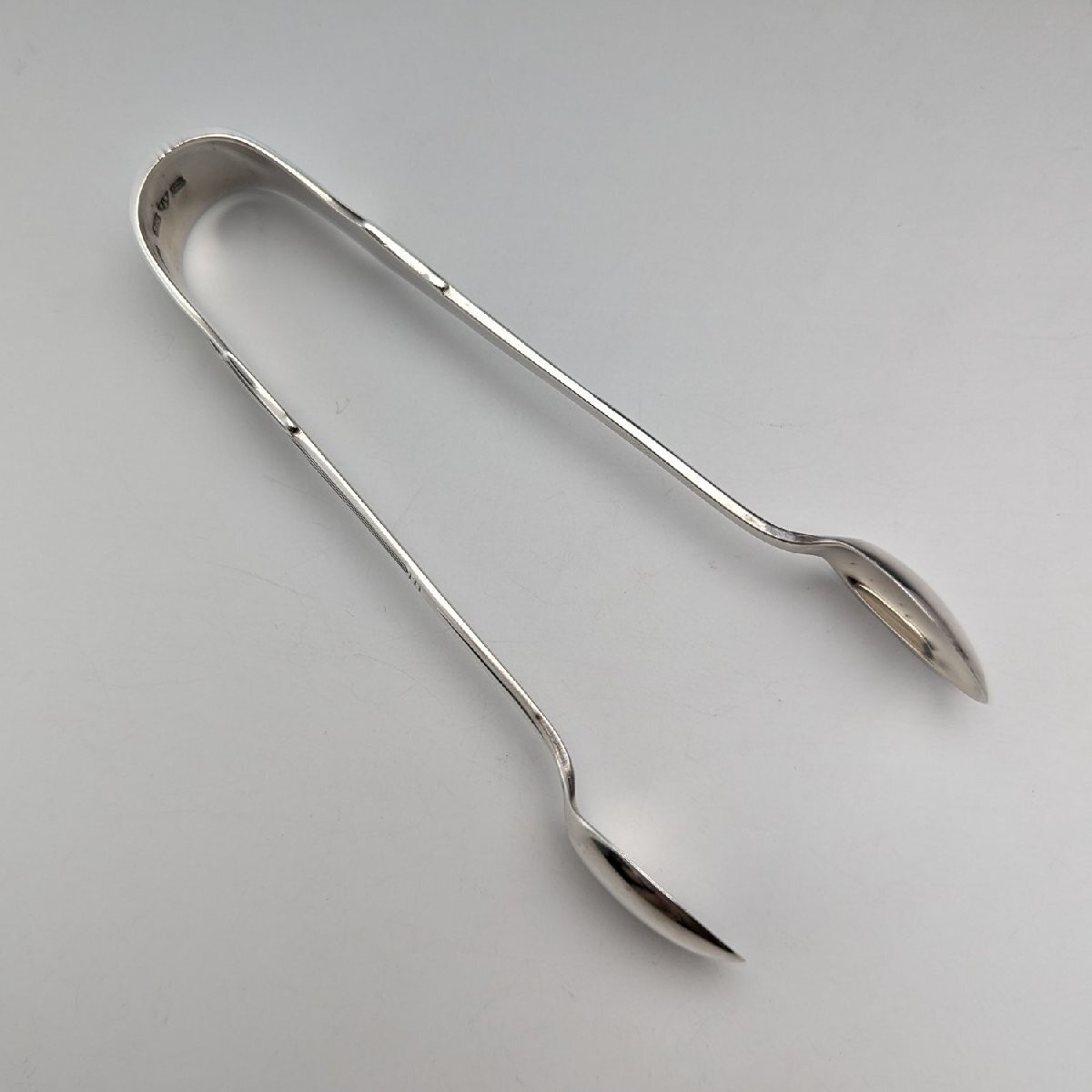 1914年 英国アンティーク 純銀製 シュガートング 24g Stokes&Ireland 1914 British Antique Pure Silver Sugar Tongs 24G Stokes