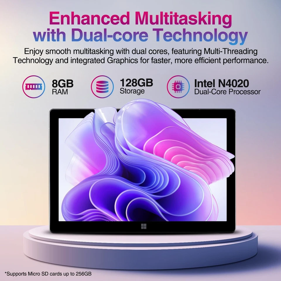 10" Windows 11 Professional FWIN232 Plus N2 Ultra Slim Windows Tablet PC - 8G... - Image 2 of 4