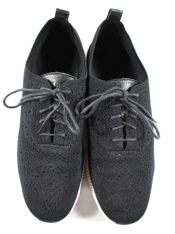 Zapatos Cole Haan para mujer 9.5 B 2.Zerogrand Stitchlite punta de ala Oxford W10583 negros Foto 2 de 4