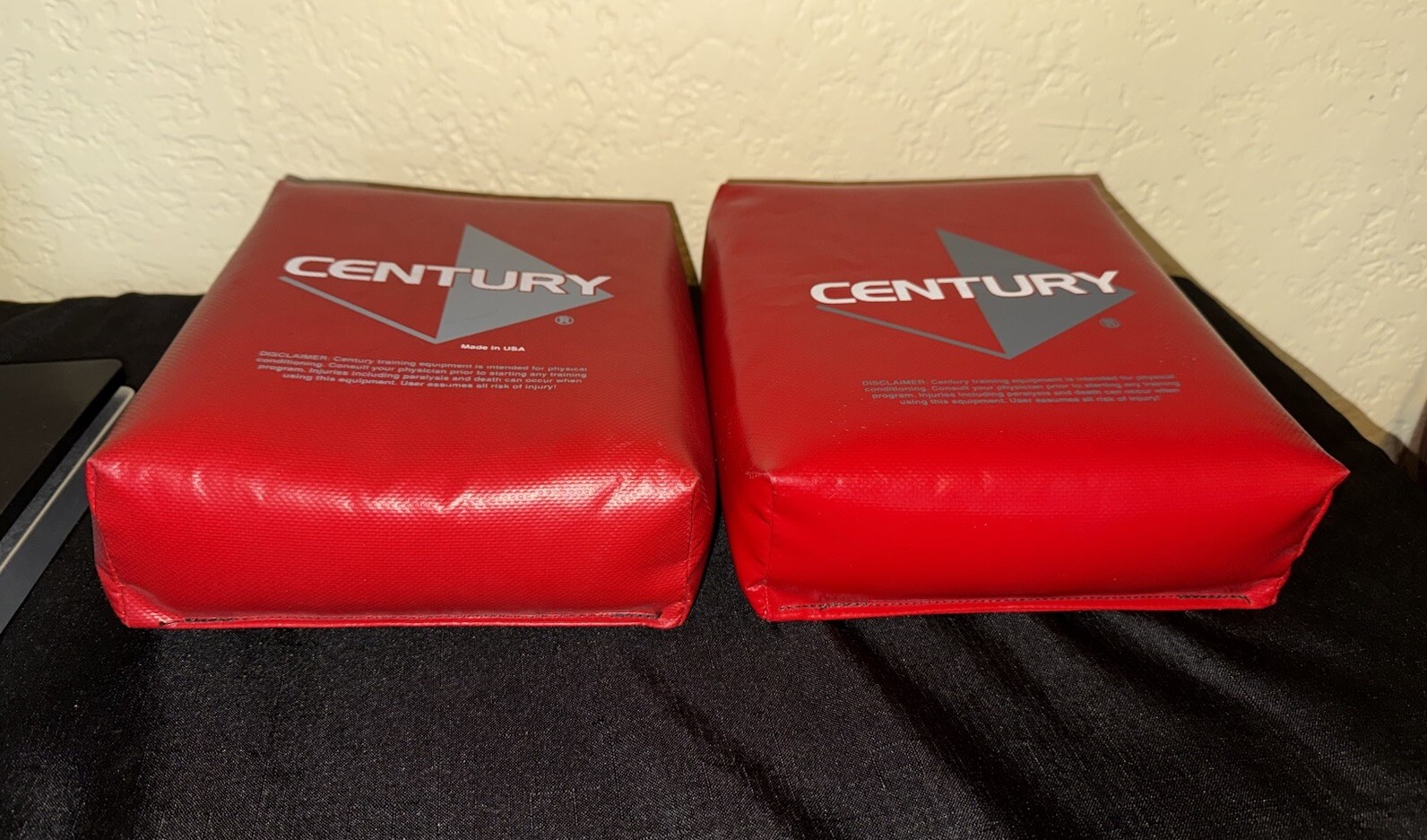 Kick Strike Pads Set of 2 Boxing MA MMA 10”H x 8.5”W x 2.5” Thick