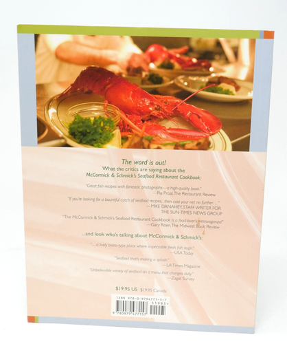McCormick & Schmick's Seafood Restaurant Cookbook - Special Edition - Excellent! - Imagen 2 de 3