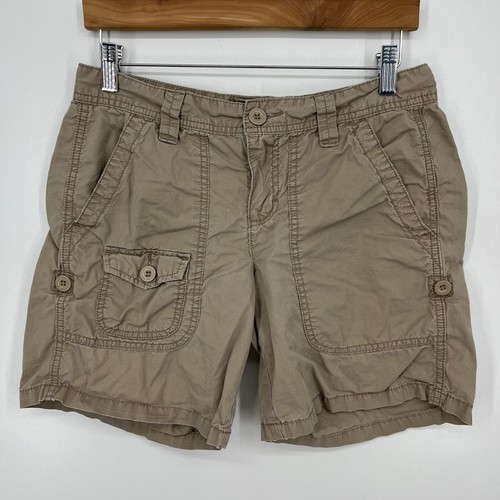 Calvin Klein Shorts Women's 6 Brown Utility Cargo Vintage Y2K - 第 1/8 張圖片