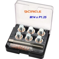 Spark Plug Thread Chaser Tap & OIL Pan Drain Plug Repair Tool M14 x P1.25 Kit