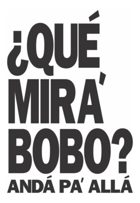 Argentina sticker car decal Que Mira Bobo World Cup Qatar 2022 Messi-