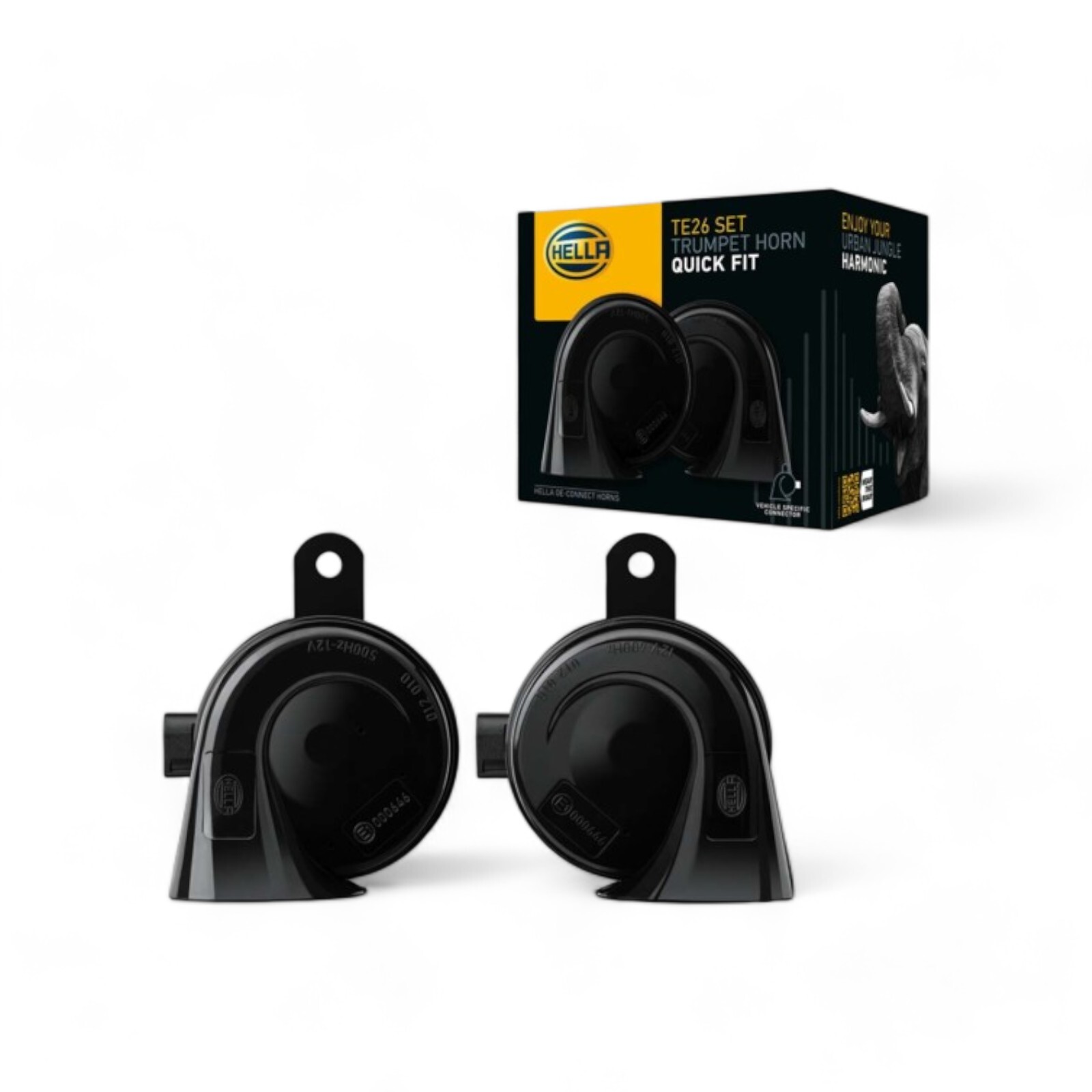 Hella 12V Twin Trumpet Horns fits BMW i3 i8 iX i4 i5 iX3