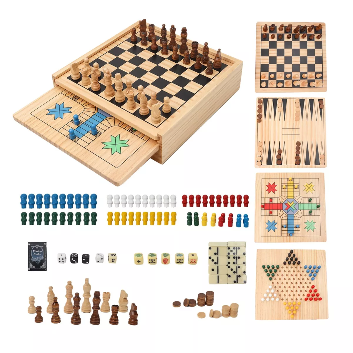 Kids Play Chess Family Classics Board Games 2 Players First Chess Set Learn  3+