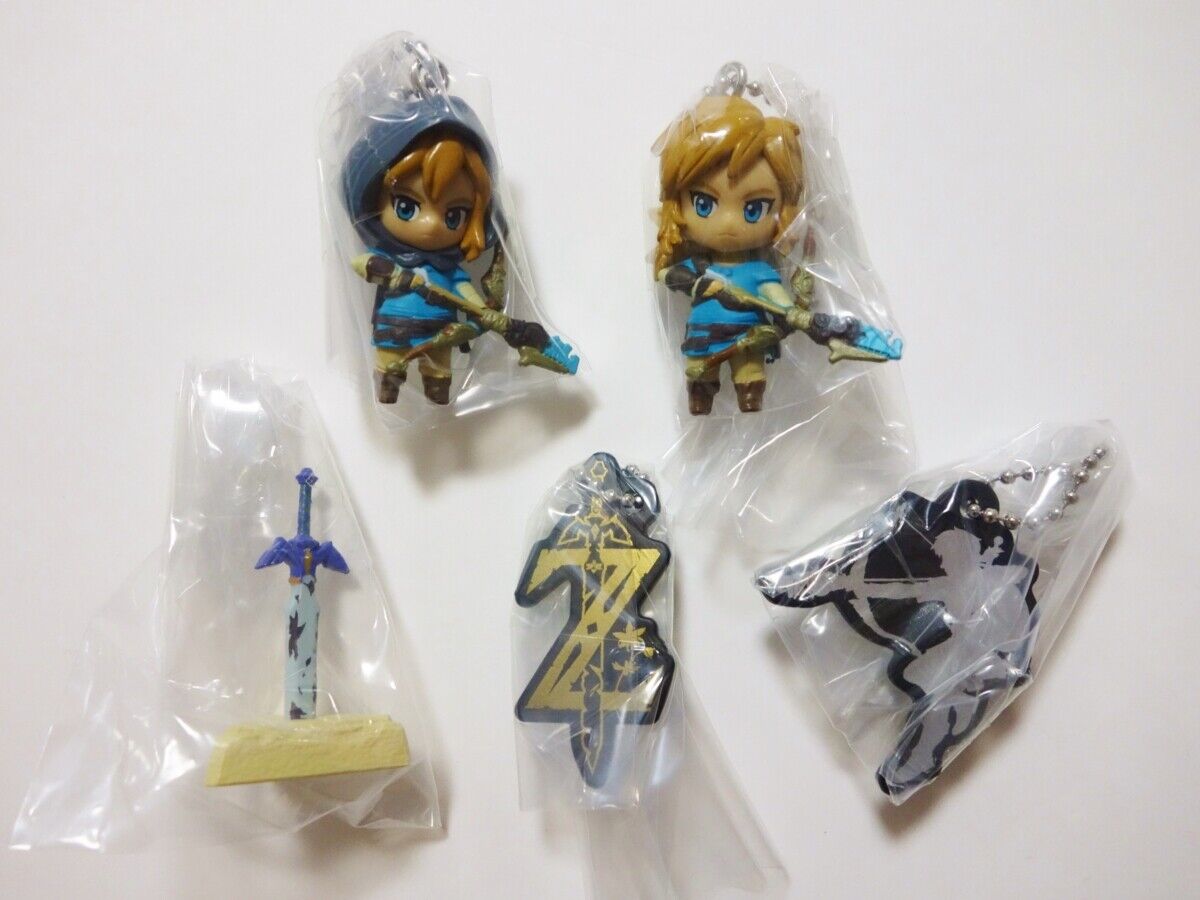 Bandai Legend of Zelda A Link Between Worlds Keychain Figure Set Gashapon