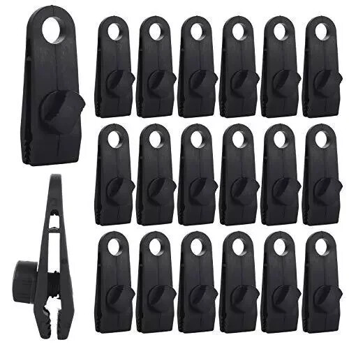 Heavy Duty 20 Pieces Lock Grip, Tarp Clips, Clamps, Pool Cover Clips, Tents, Car