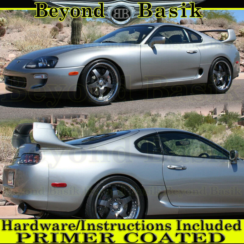 1993 1994 1995 1996 1997 1998 Toyota Supra JDM Style Spoiler Rear Wing PRIMER - Image 2 of 4