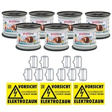 1400m 40mm Breitband Zaun Pferdezaun Pferd Band Elektrozaun Weidezaun wei&szlig; gr&uuml;n