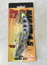 MAG LIP 4.5 UV Yakima Bait UV KENAI SPECIAL Plug Lure NEW MET SILVER CHART BLACK