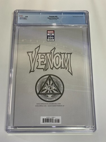 Venom #35 CGC 9.8 Marvel 2021 Dave Rapoza Variante Cubierta Venom #200 - Imagen 3 de 3