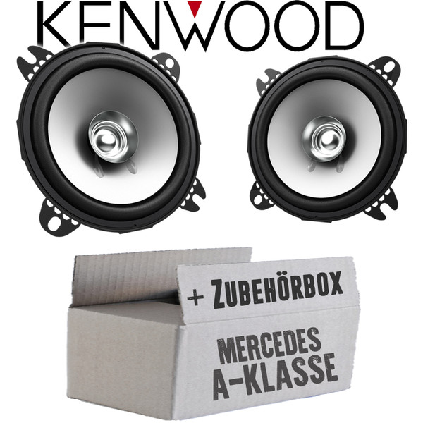 Kenwood Lautsprecher FüR Mercedes A-Klasse W169 Heck TüRen Boxen 10Cm Auto Koax-image