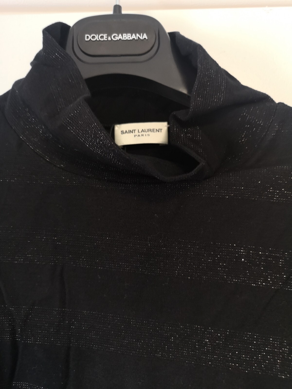 Saint Laurent Men Striped Black Rollneck Size Medium. BMWT. RRP £700 image 7