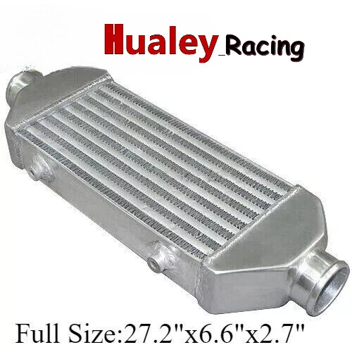 18.5"x6.6"x2.7" FMIC UNIVERSAL ALUMINIO TURBO INTERCOOLER ENTRADA/SALIDA 2.2" tubo Foto 3 de 4
