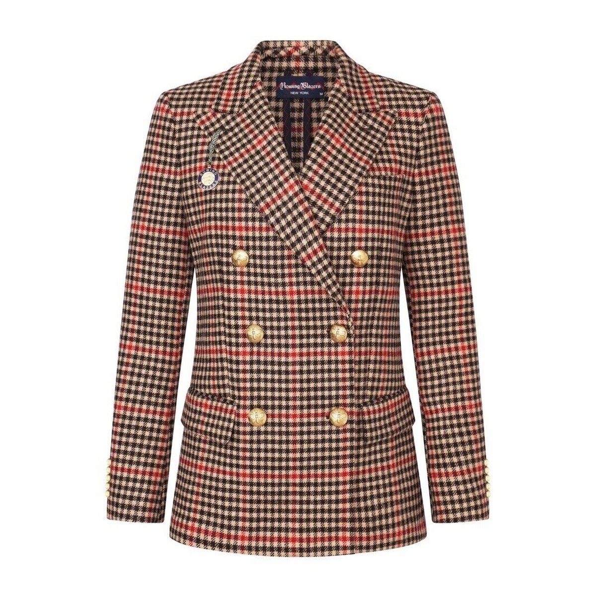 Rowing Blazers New York Gun Check 2pcs Suit Tweed Portugal Brown 