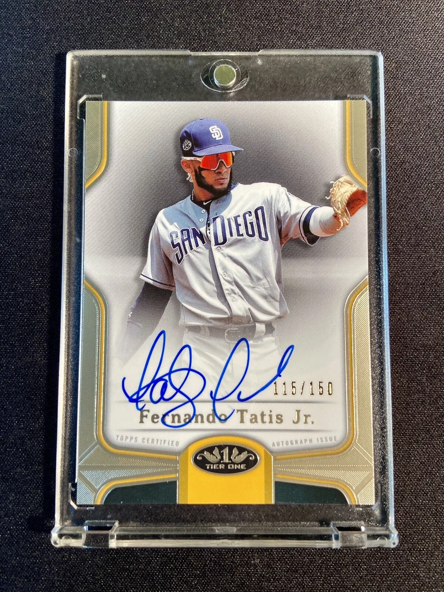 2020 Topps Tier One Certified Break Out Auto Fernando Tatis Jr. #BOA-FTJ /150