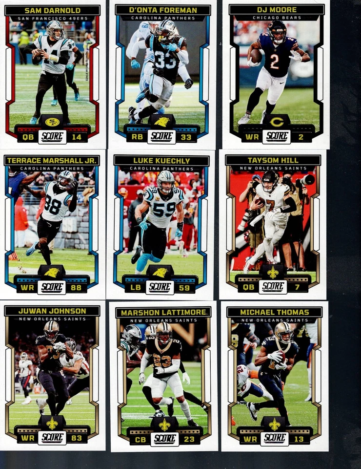 2023 SCORE  FOOTBALL COMPLETE YOUR SET 1-250 Buy MORE SAVE MORE - Image 4 of 4