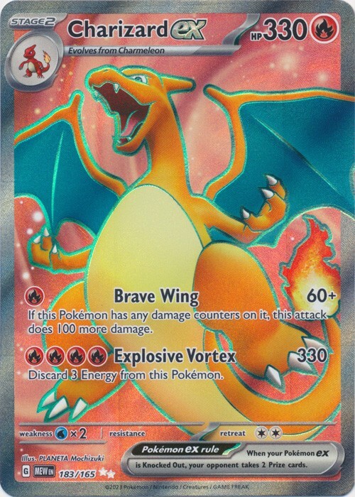 Charizard ex - 183/165 Ultra Rare Scarlet and Violet 151 | eBay
