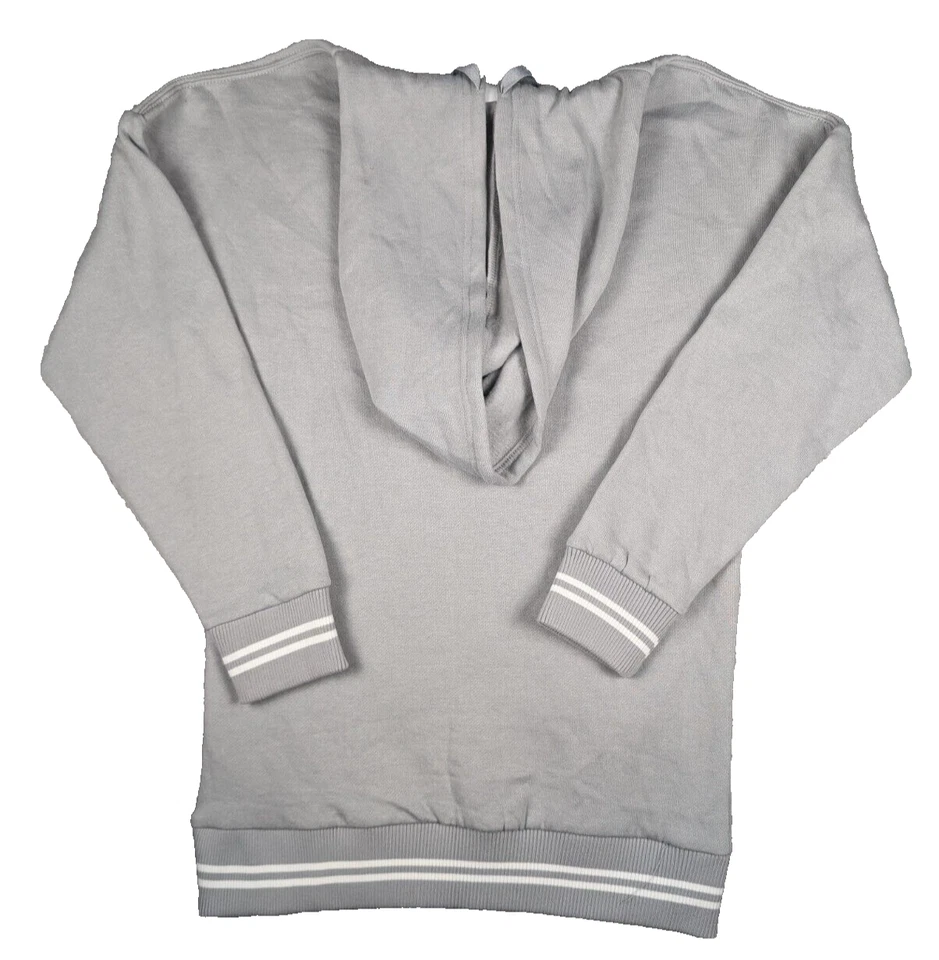 NBA OKC Thunder Grey 1/4 Zip Hoodie Pullover Sweatshirt Women's Small - Image 2 of 4