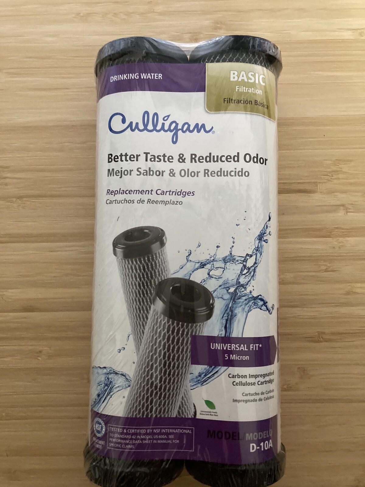 Cartridges, 2-pk, Model D-10a, 5 Micron, Universal Fit