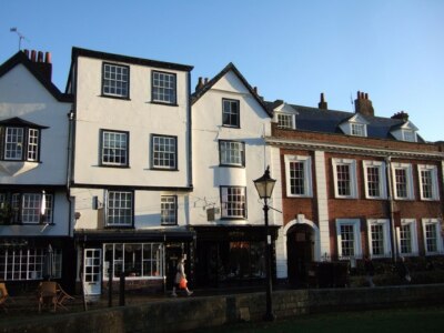 Photo 6x4 Numbers 2-5 Cathedral Close Exeter Cherry and Pevsner explain  c2007