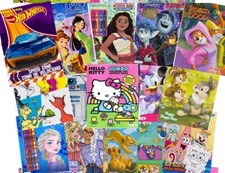 Coloring Books Lot of 12 - Boy Girl Kids No Duplicates Favorite Characters