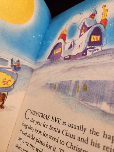 Libro Maravilla Ayudante de Santa 1955 Mighty Mouse - Imagen 4 de 7
