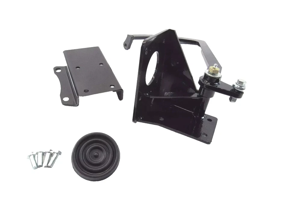 Soporte de refuerzo de pedal de freno de montaje en cuadro de camioneta Chevy 1947 1954 negro camioneta GMC Foto 2 de 3