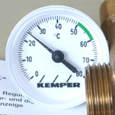 Kemper Zeigerthermometer für Strangregulierventil Multi Fix