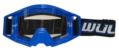 Wulfsport Adult MX Motocross Motorcycle Tech Blue Goggle BC41364 - T