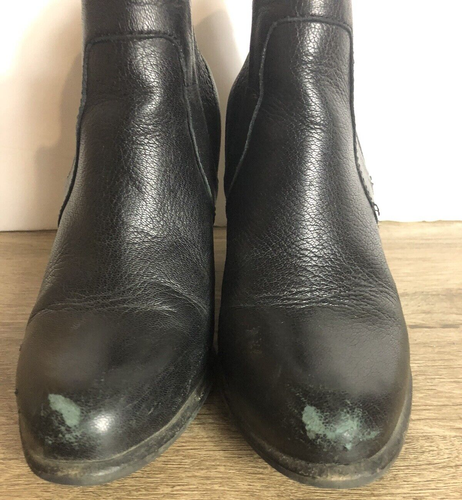 UGG Womens Size 4 Black Heeled Ankle Boots - Picture 4 of 8